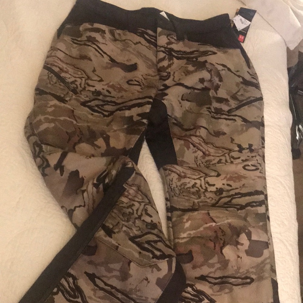 Camo thick fleece pant